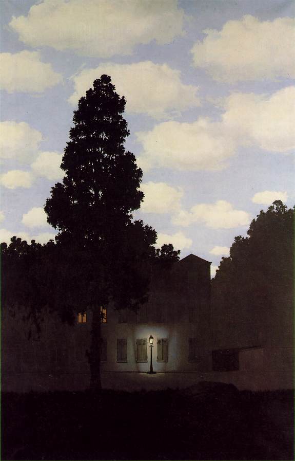 The Empire of Lights. 1954. Oil on canvas. 146 x 113.7 cm. 